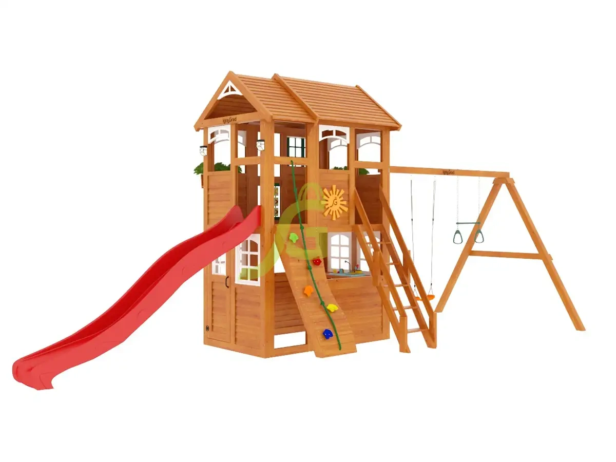 Детская площадка IgraGrad Клубный домик 2 Luxe фото - IgraGrad