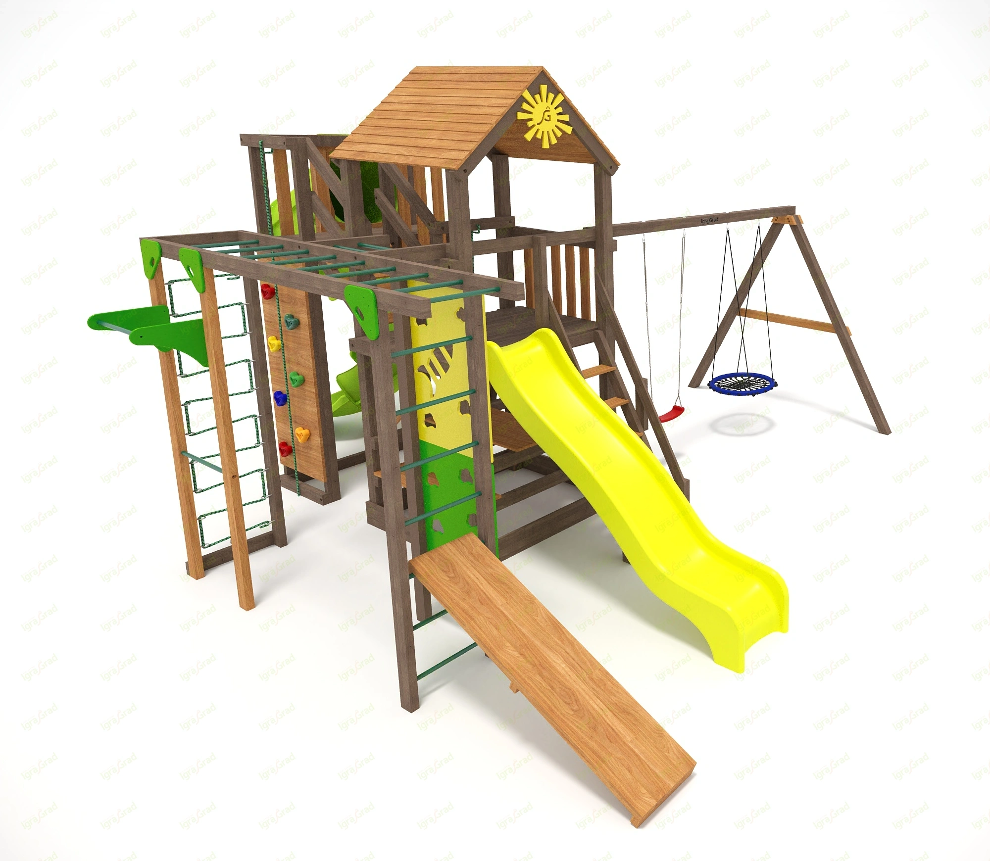 детская площадка для дачи спортивная игровая от магазина IgraGrad