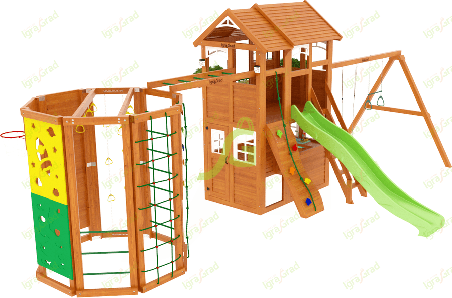 площадка клубный домик с воркаут