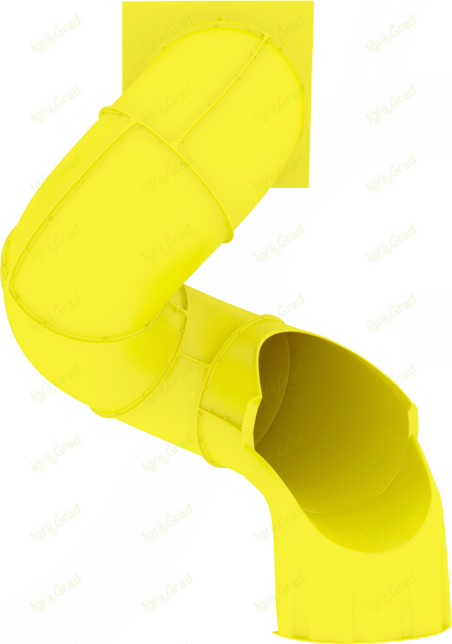 картинка Горка «Труба винтовая» IgraGrad, H 1.5 м от магазина ИграГрад