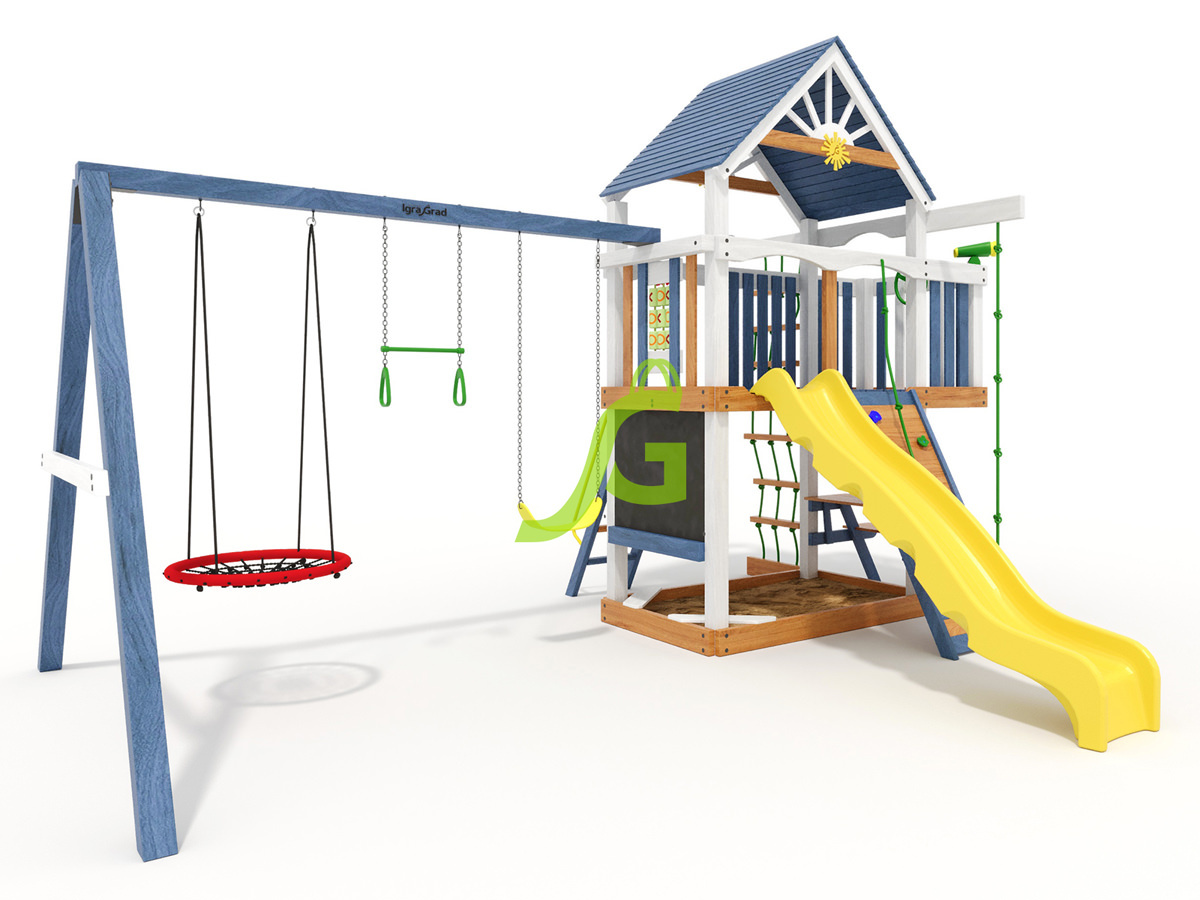 картинка Детская площадка IgraGrad Шато (Дерево) мод.1 от магазина ИграГрад