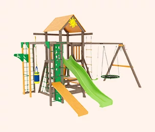 картинка Деревянные детские площадки от магазина IgraGrad
