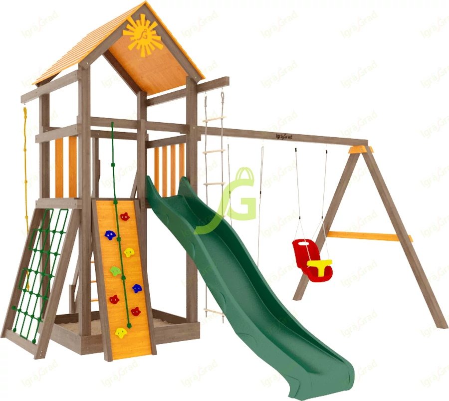 картинка Детская площадка IgraGrad Панда Фани Gride от магазина ИграГрад