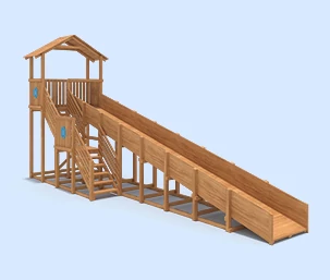 картинка Зимние деревянные горки от магазина IgraGrad